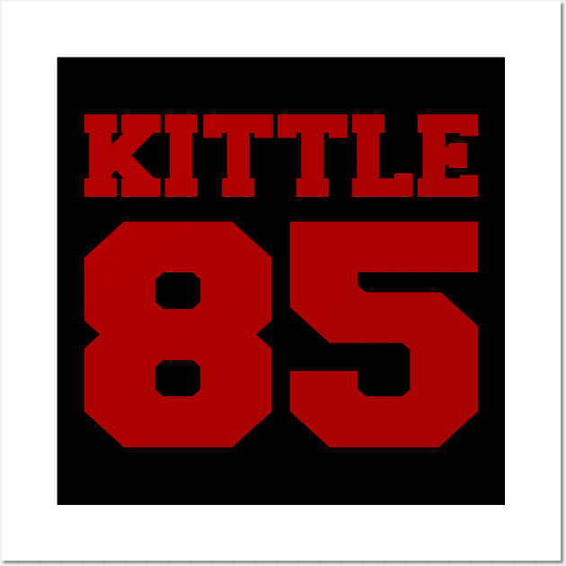 San Francisco 49ers George Kittle Super Bowl Jersey Wall Art by Attia17